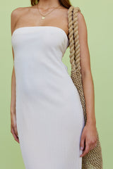 Thinking Of Dusk Maxi Dress Champagne