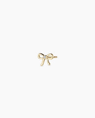 Diamond Put a Bow on it Single Stud