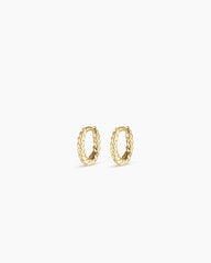 14K Gold Crew Huggies 8mm