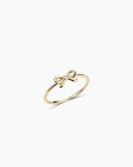 Diamond Put a Bow on it Ring