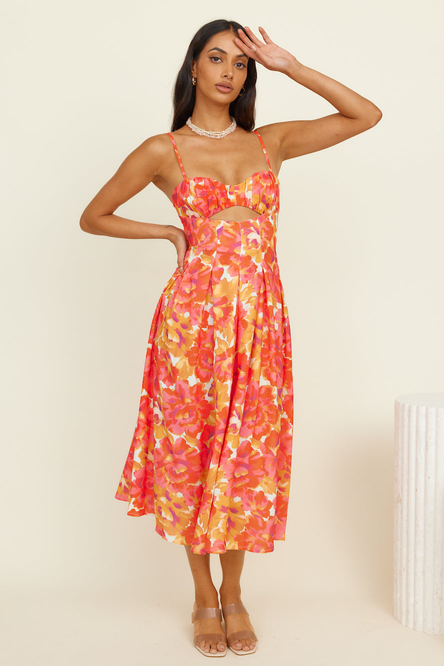 Count On You Maxi Dress Orange