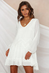 Pouring Rain Dress White