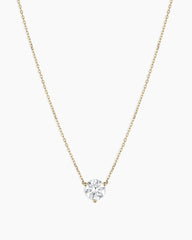Lab Grown Diamond Solitaire Necklace