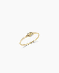 Diamond Love Signet Ring