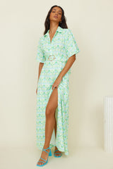 SEVEN WONDERS Capri Shirt Dress Green