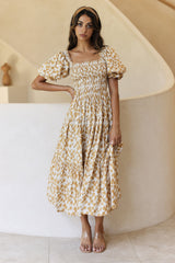 Land And Sky Maxi Dress Yellow