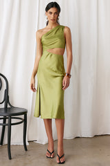 Evening Calling Midi Dress Green