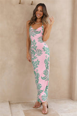 Island Getaway Maxi Dress Pink