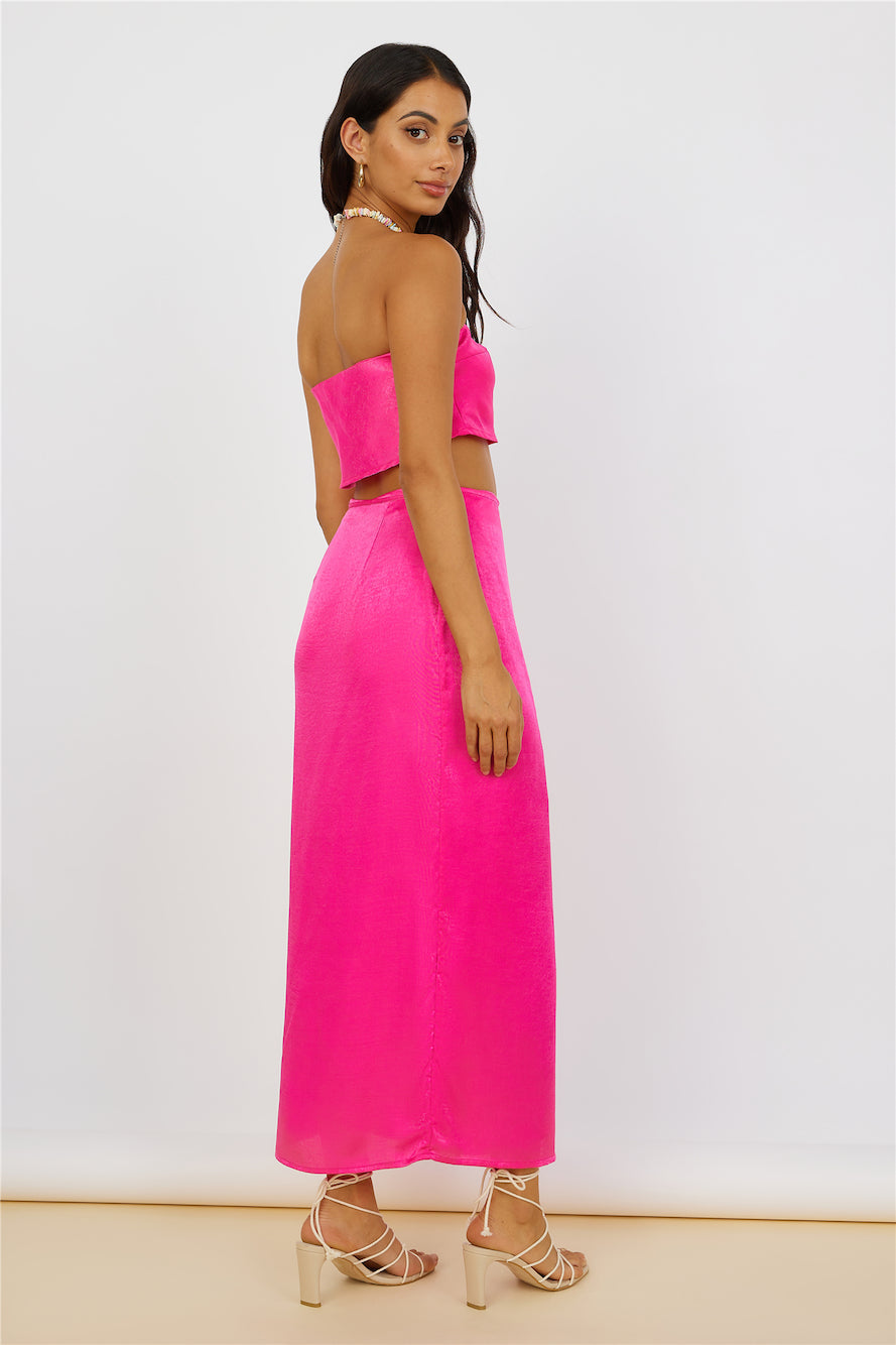 The Right Place Maxi Skirt Pink