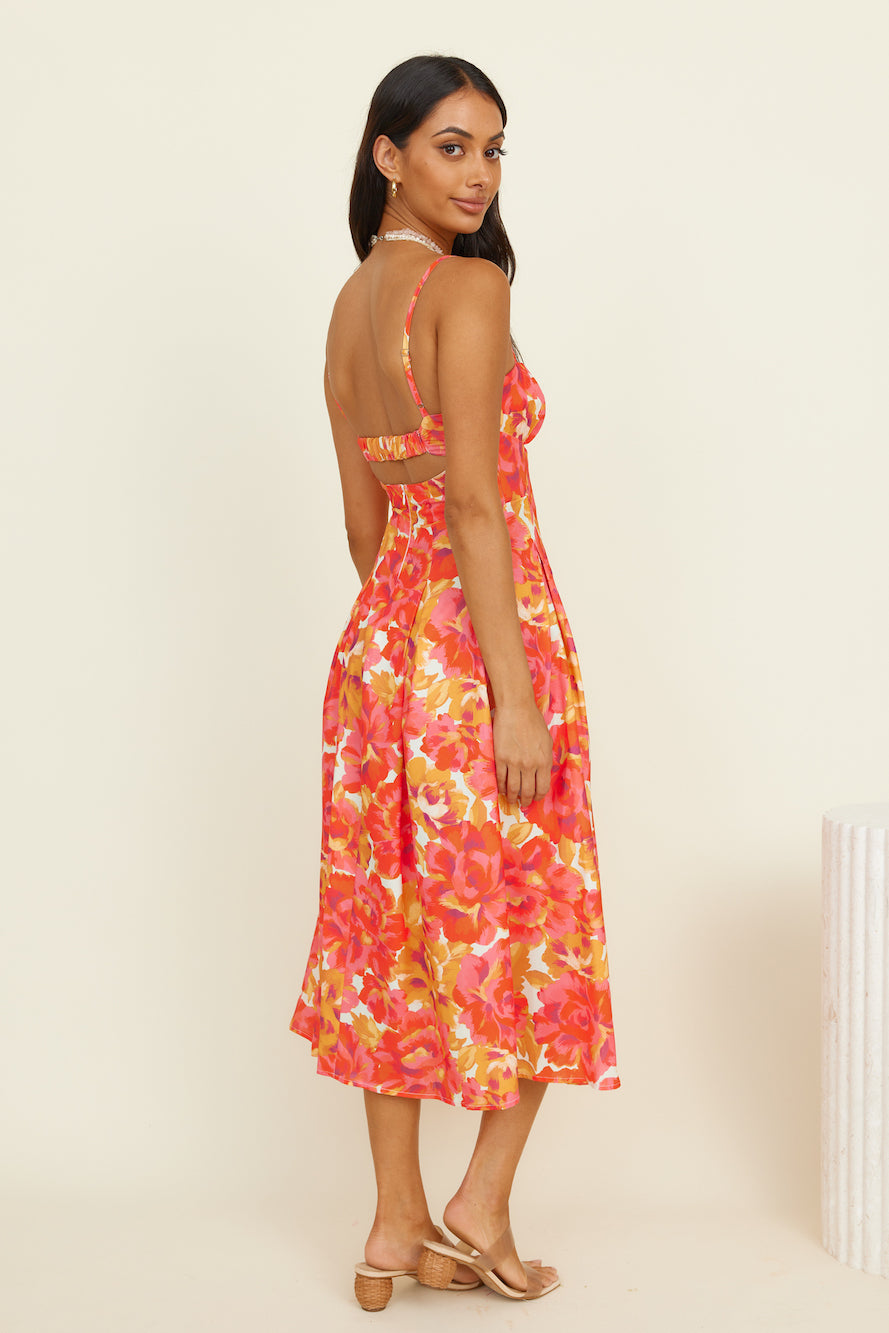 Count On You Maxi Dress Orange