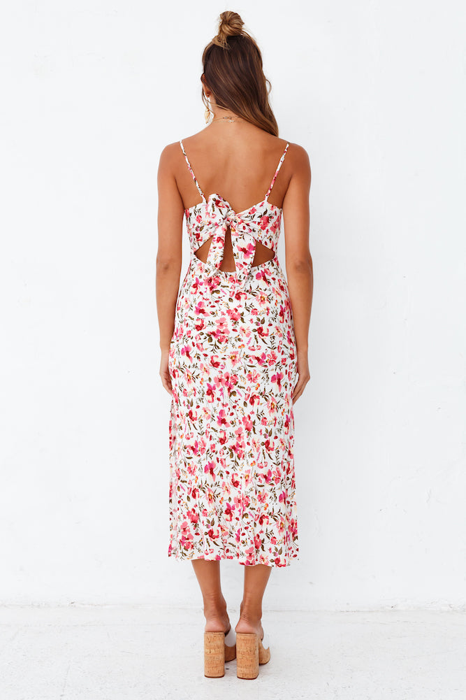 Rosy Cheeks Midi Dress