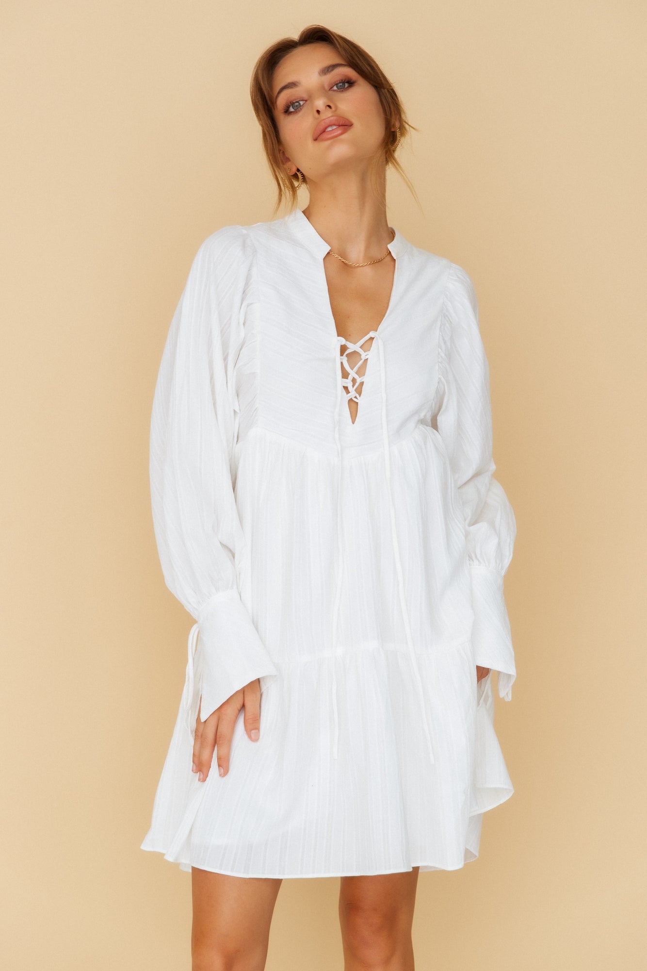 Porto Dress White