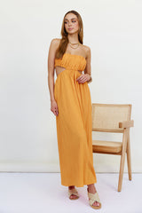 Delphina Maxi Dress Orange