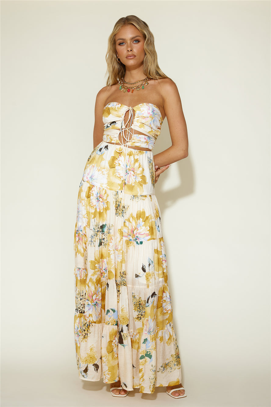 Poppyfields Maxi Dress Yellow