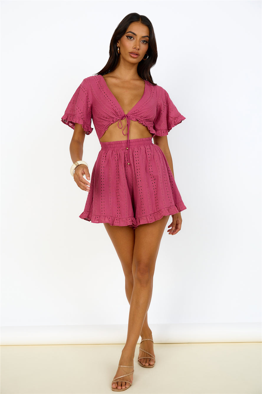 From Eden Playsuit Pink