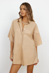 Lisbon Playsuit Brown