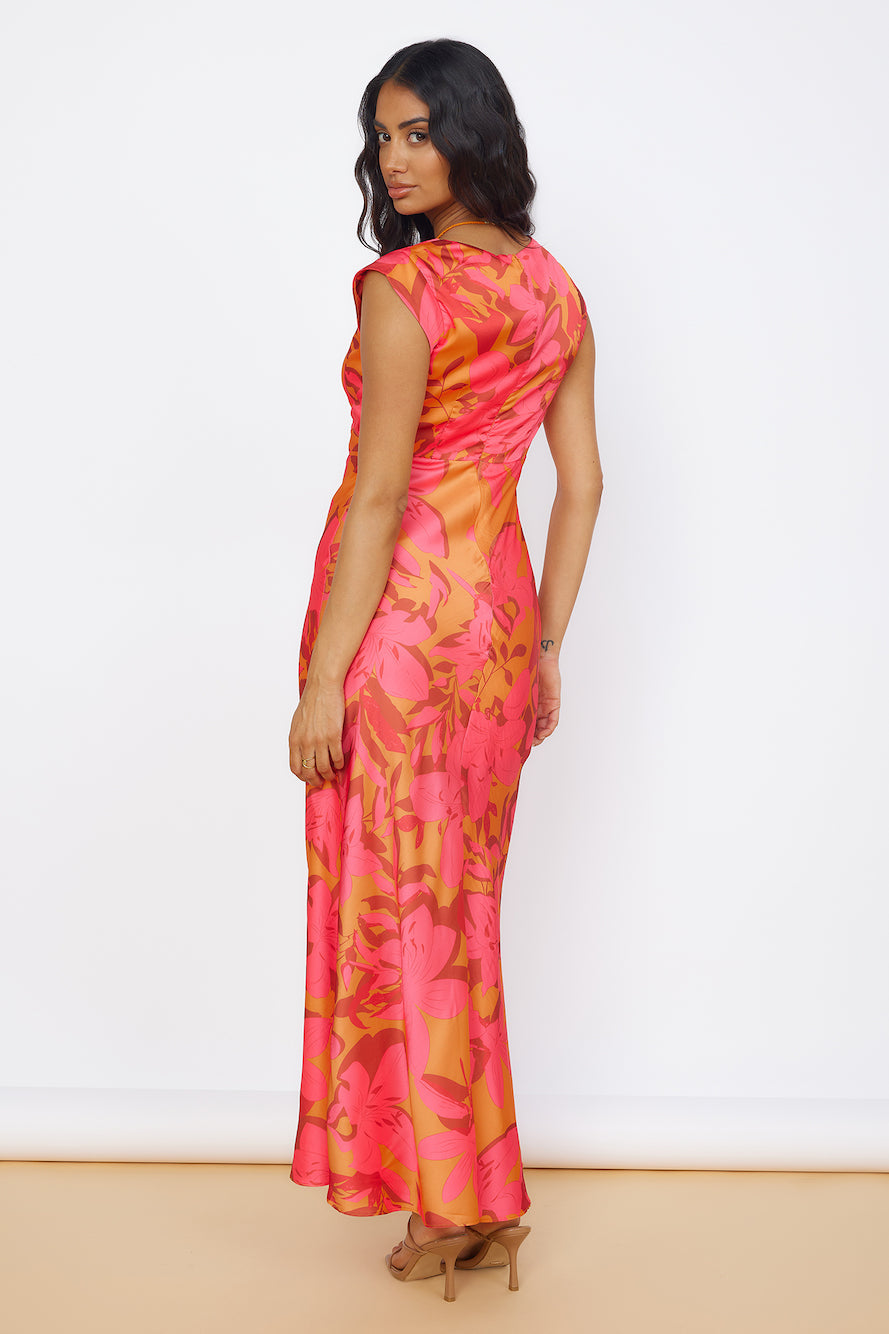 Radiant Skies Maxi Dress Orange