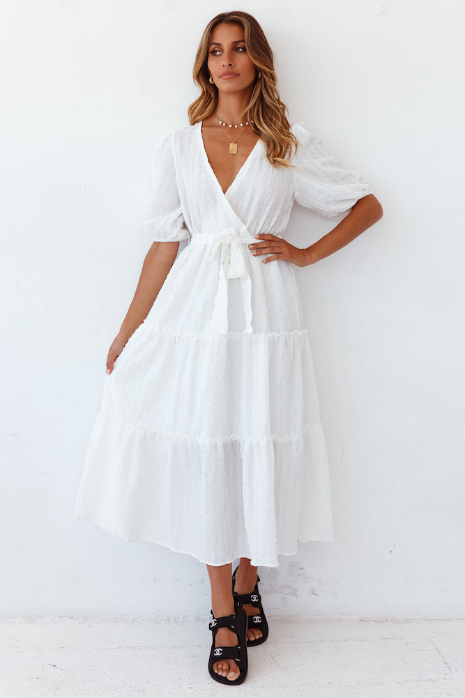 Gracia Maxi Dress White