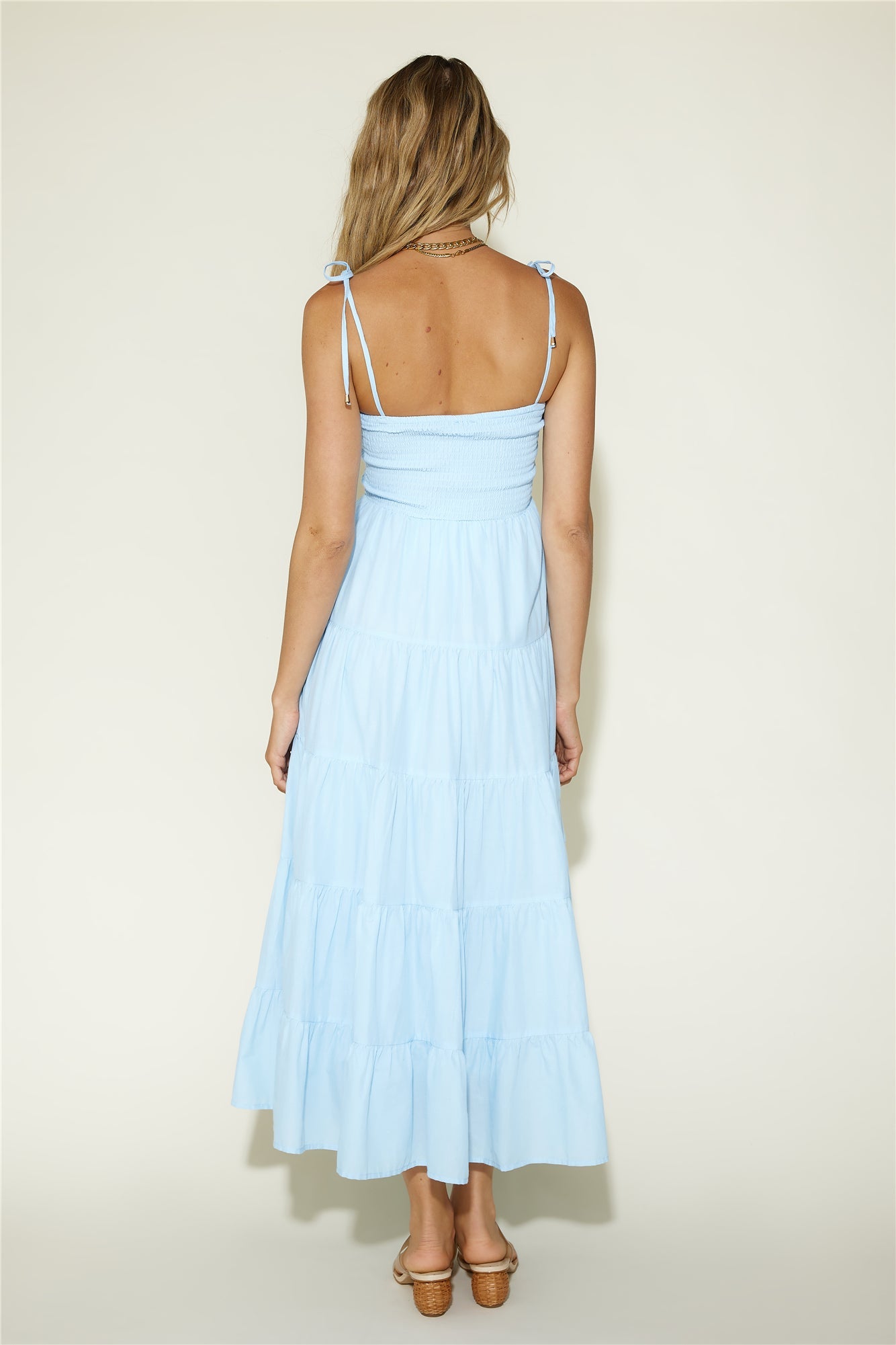 Wish You Would Maxi Dress Blue