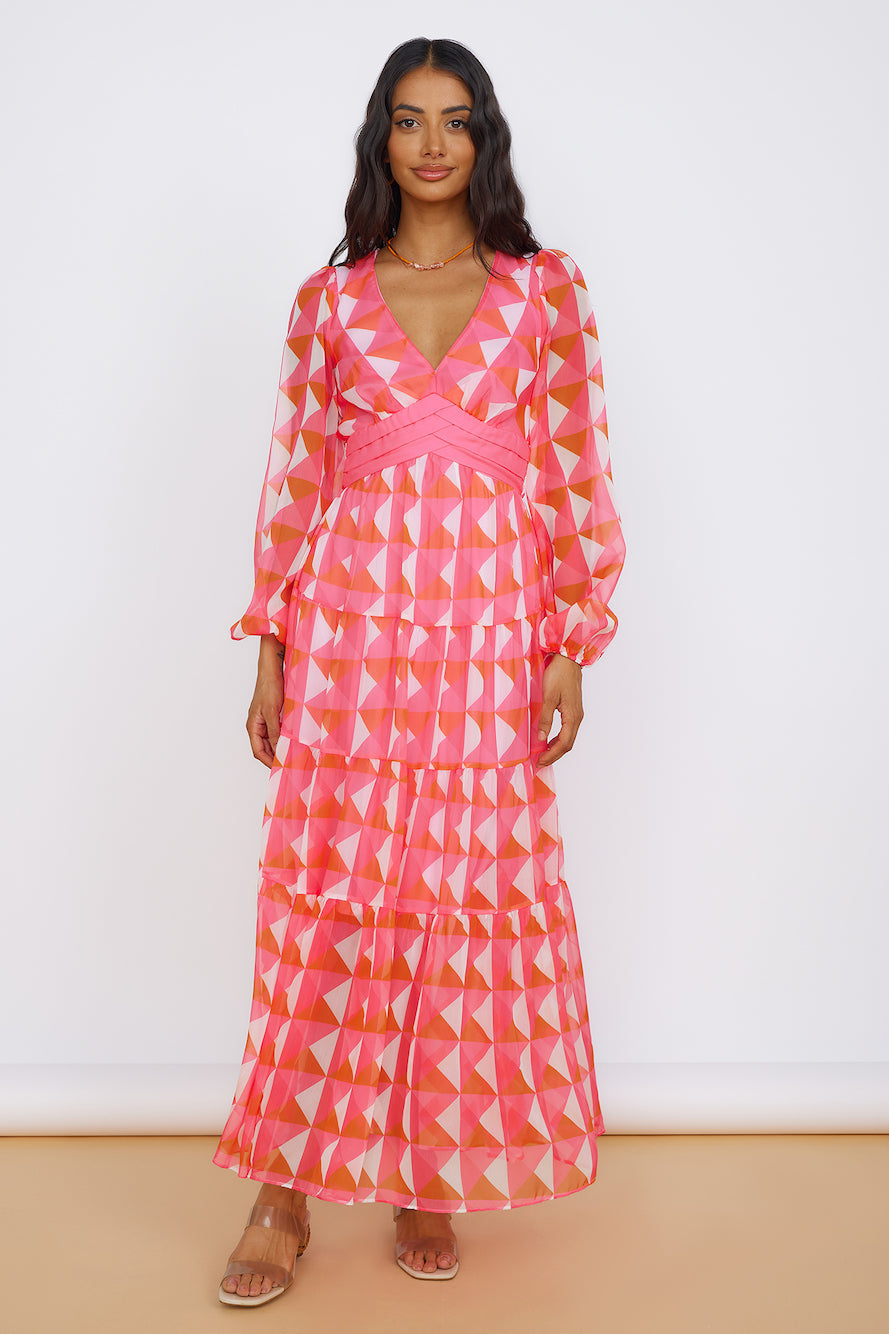 Delightful Dream Maxi Dress Pink