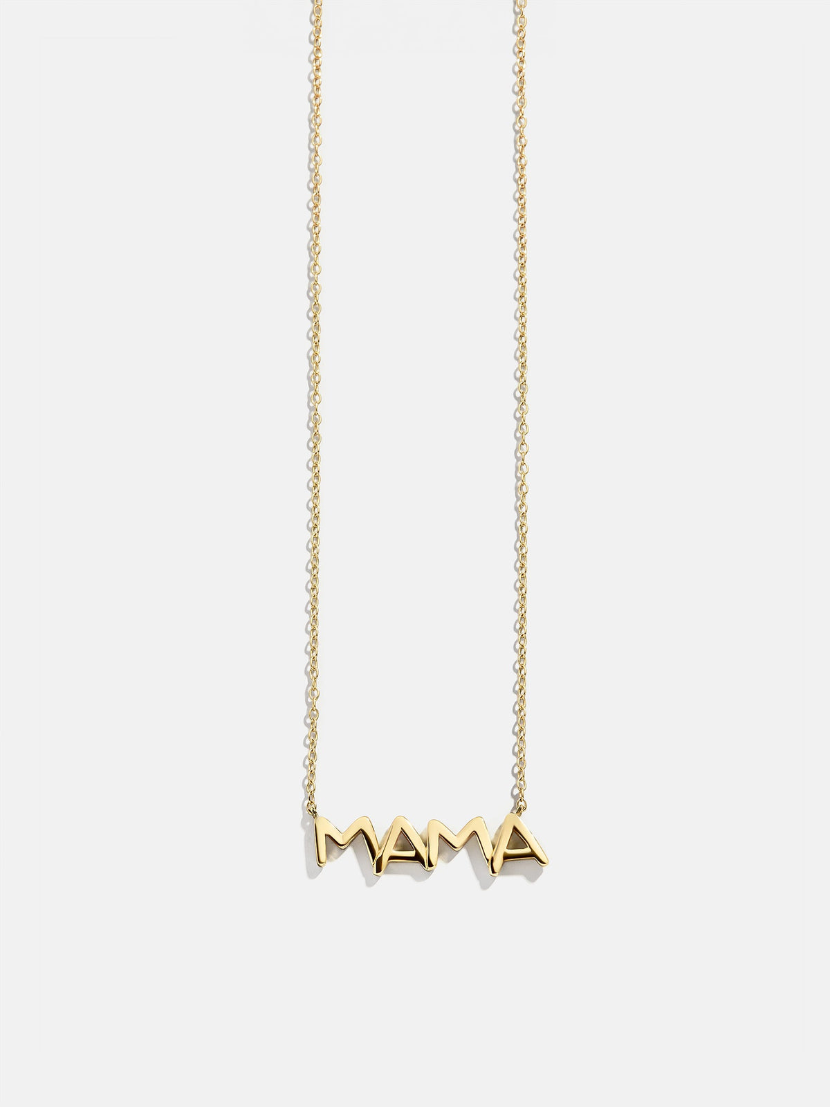14K Gold Custom Nameplate Necklace - Organic