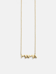14K Gold Custom Nameplate Necklace - Organic