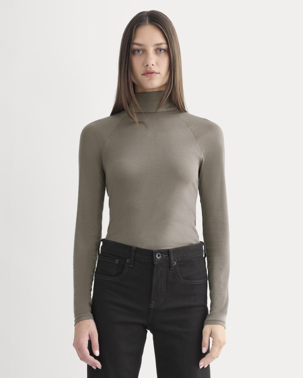 Tie-Neck Top In Butterluxe | Taupe