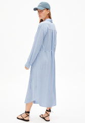 Mathaa Lino Stripes | Silky Blue-Morning Sky