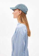 Mathaa Lino Stripes | Silky Blue-Morning Sky