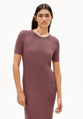 Elainaas Gmt Dye Kleid | Dark Berry