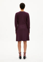 Calinaa Kleid | Dark Cranberry