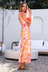 Last Request Maxi Dress Orange