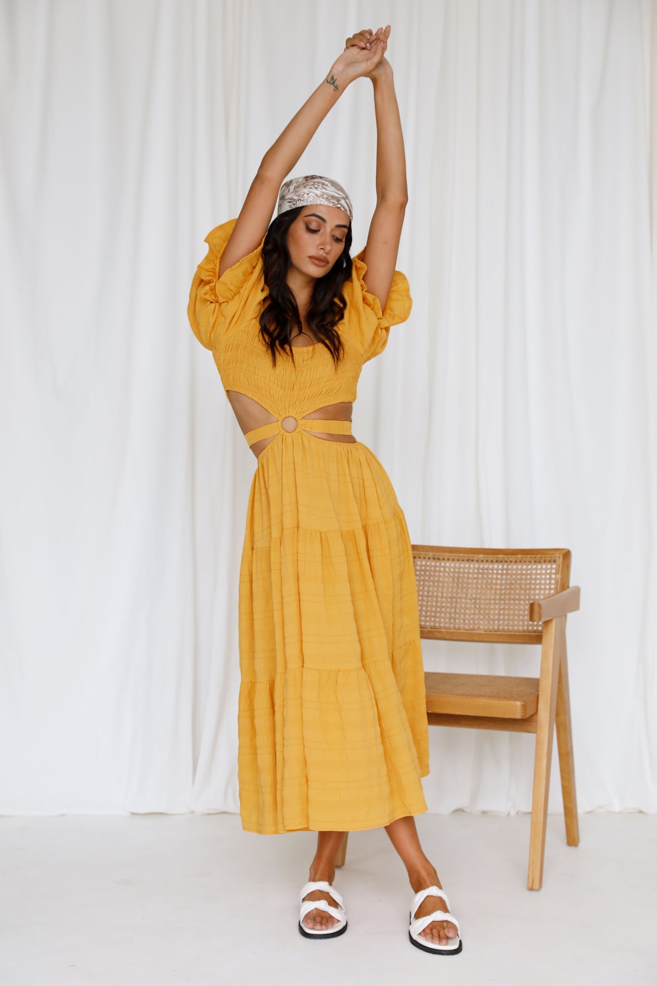 Just Some Days Maxi Dress Yellow