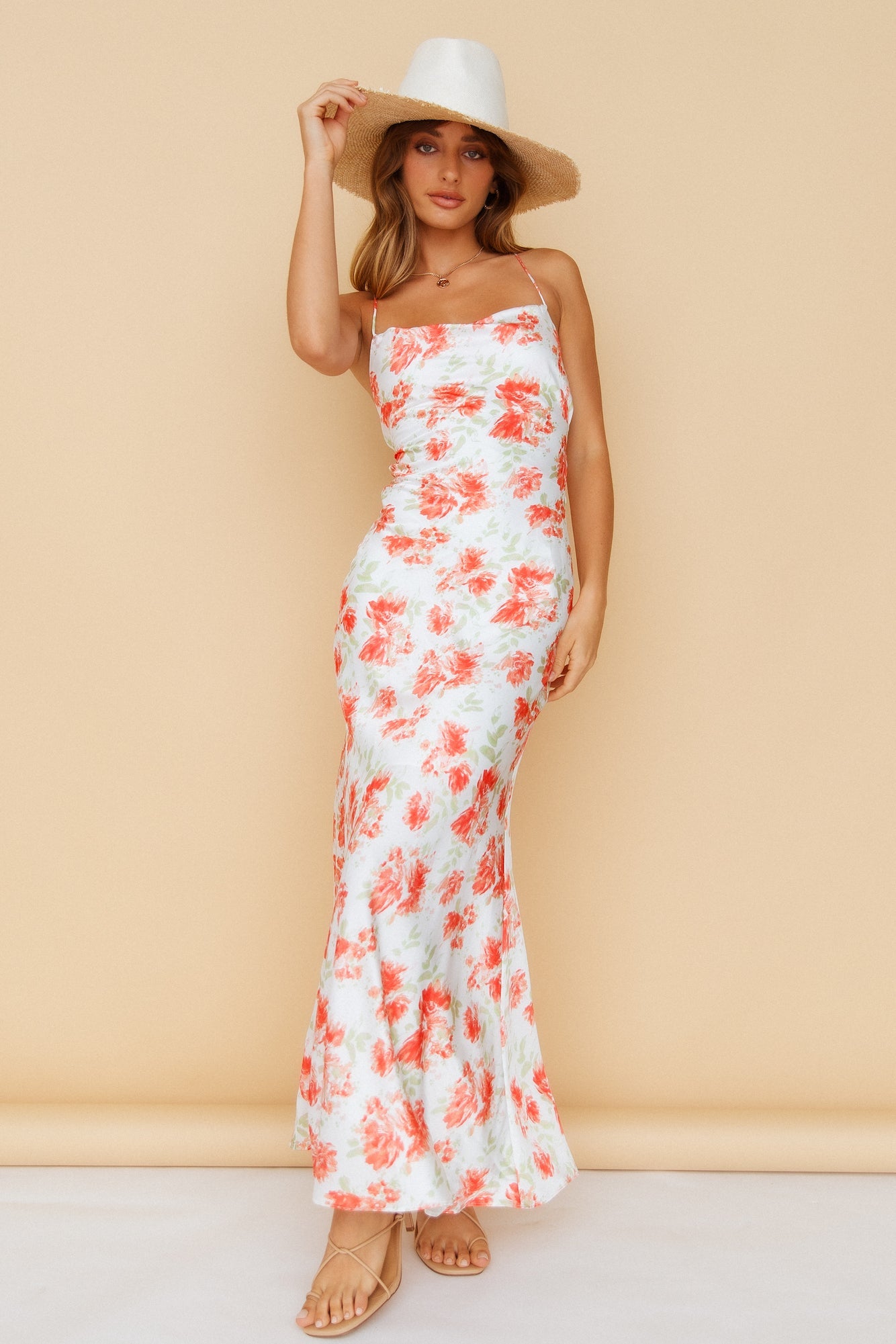 Warm Smiles Maxi Dress White