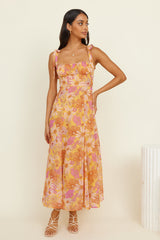 Lost In Paradise Maxi Dress Yellow