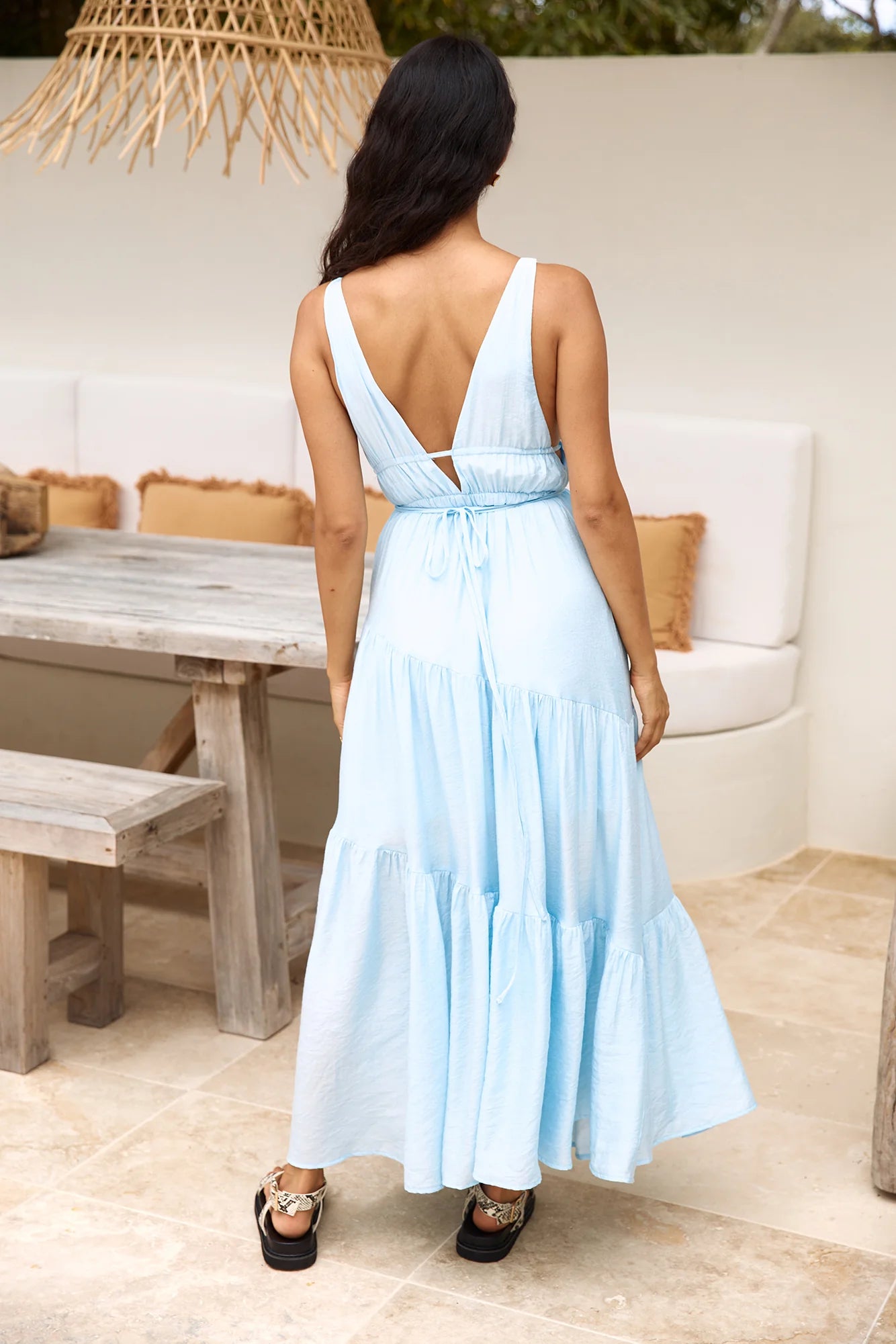 Pure Delights Maxi Dress Blue