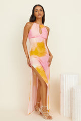 THE WOLF GANG El Mar Maxi Dress Watercolour