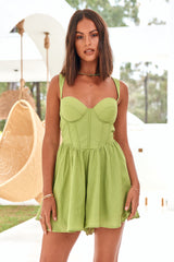 Timely Moments Playsuit Green