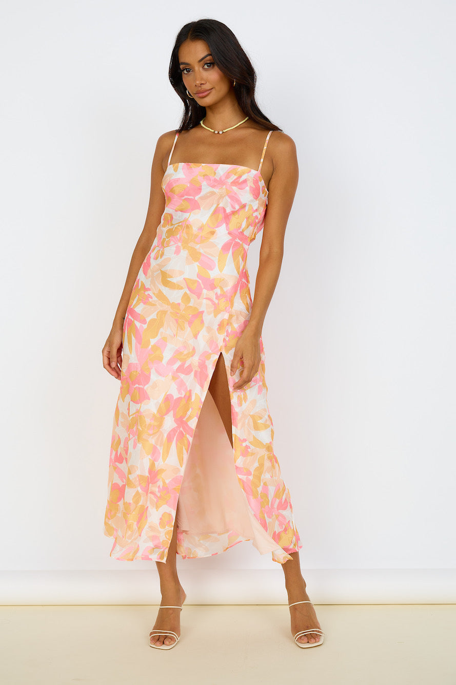 Dreamweavers Maxi Dress Pink