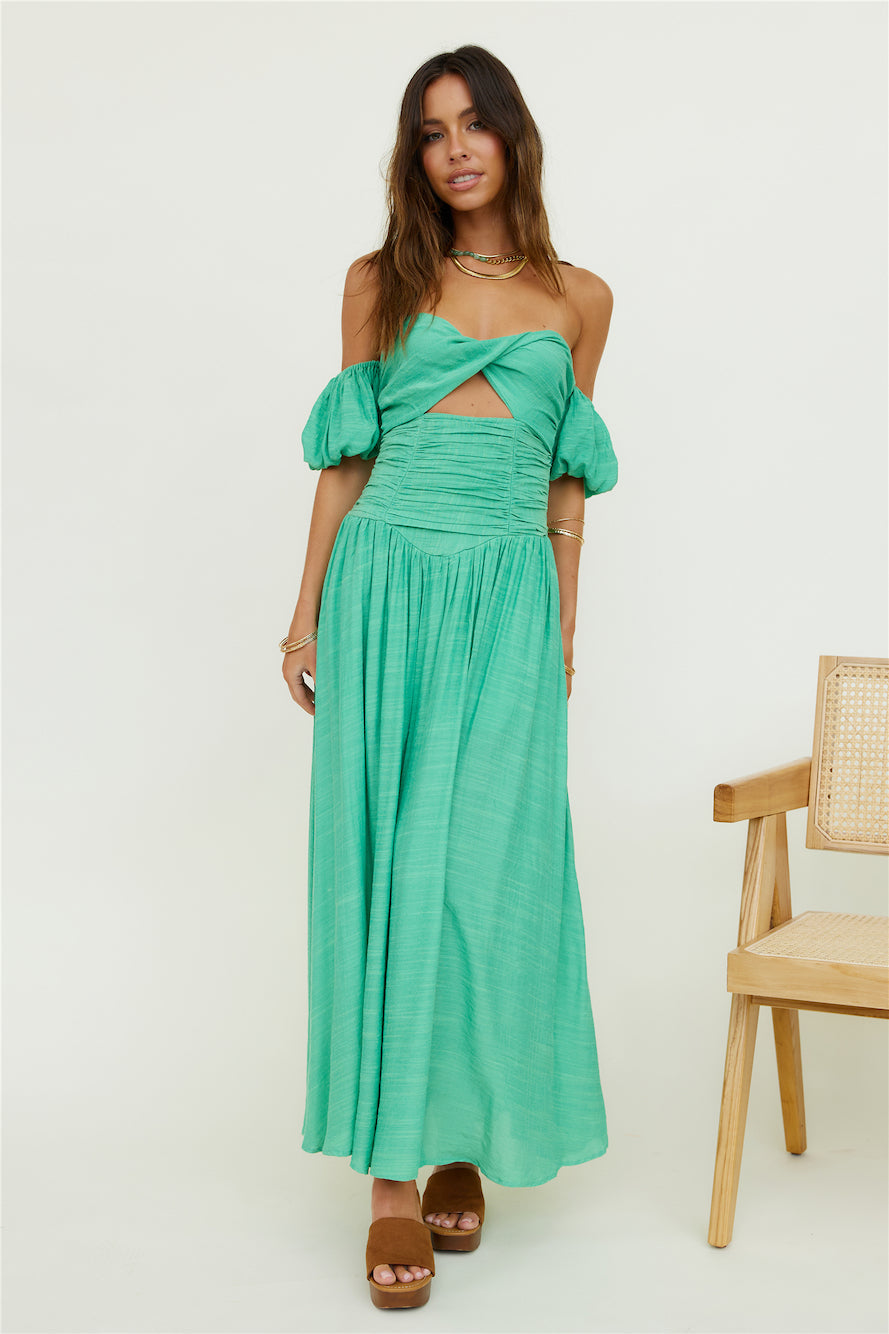 Clementine Maxi Dress Green