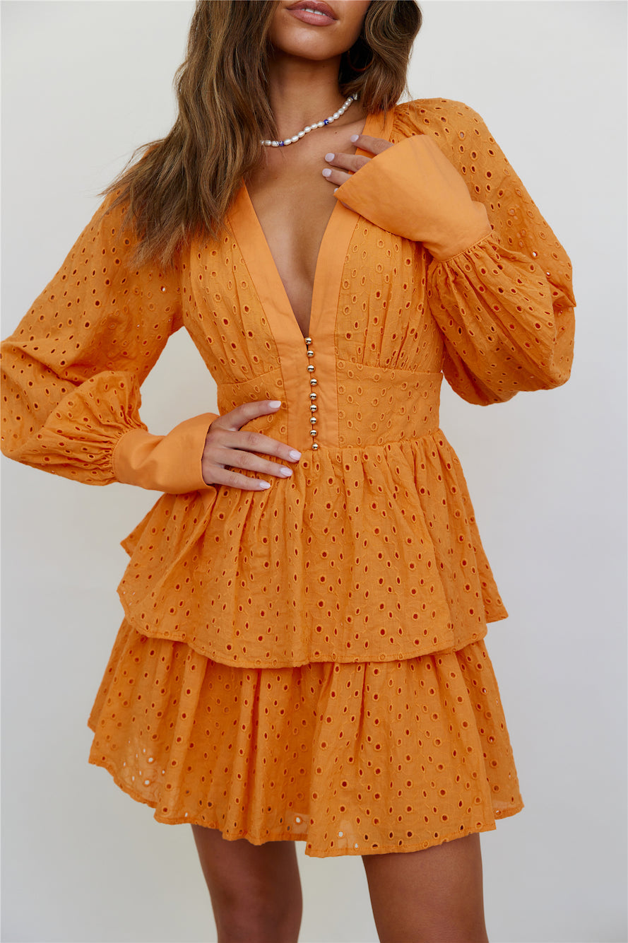 Citrus Scents Dress Orange