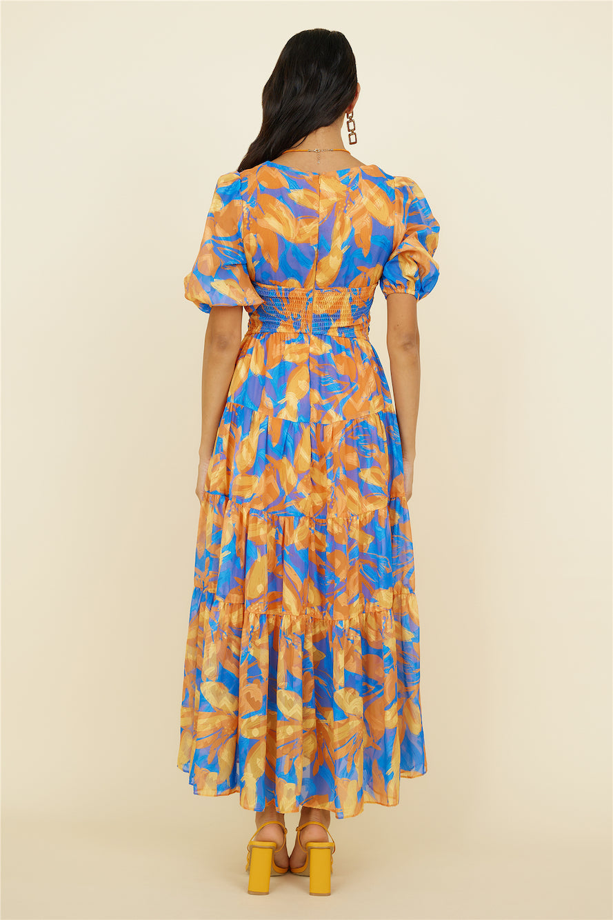 Under Your Aura Maxi Dress Floral