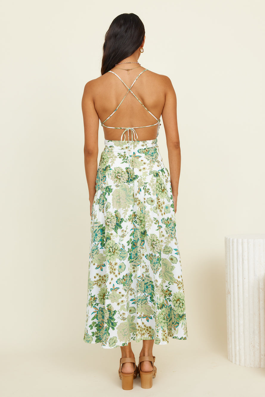 My Sea And Stars Maxi Dress Green