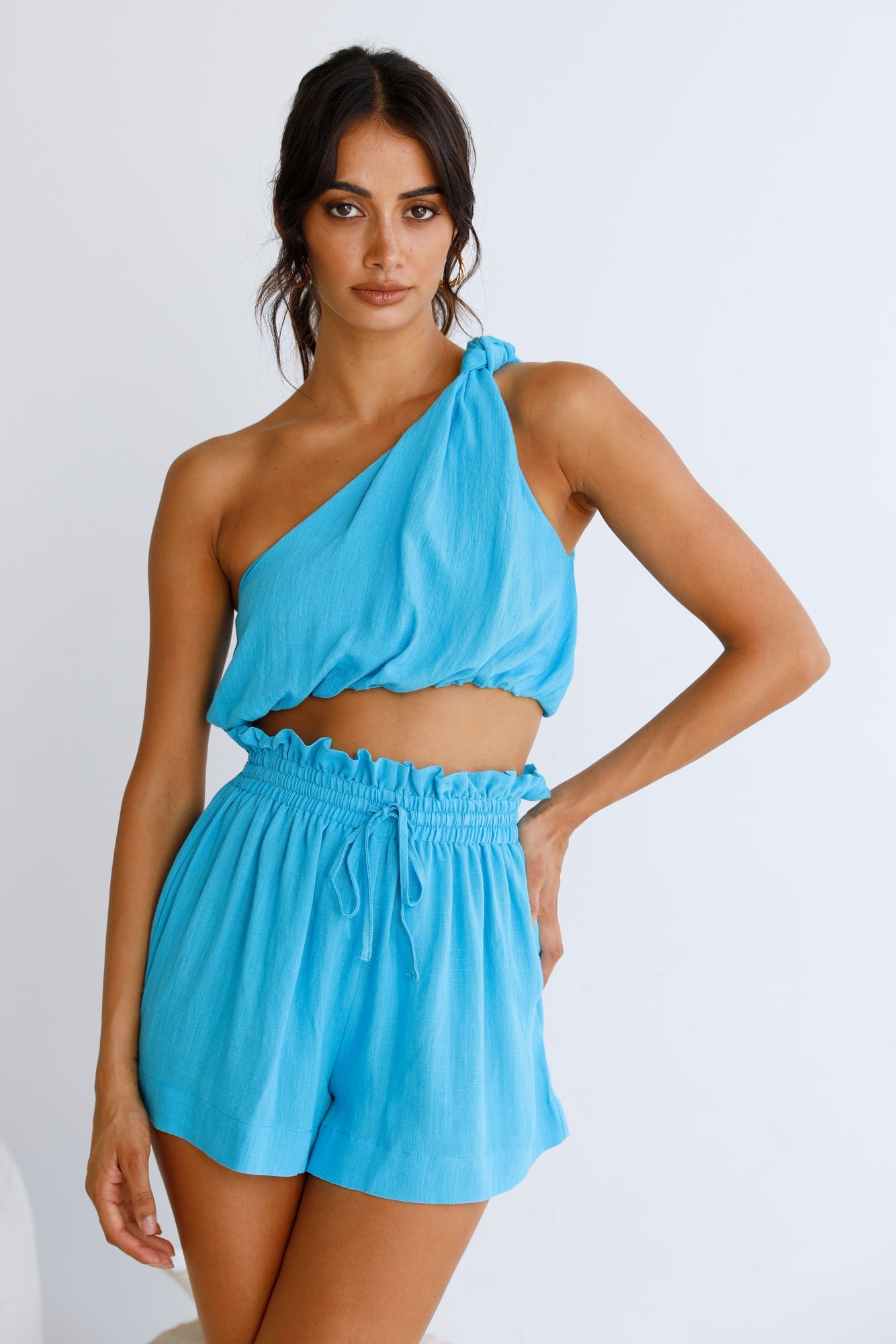 Sweet Release Crop Top Blue