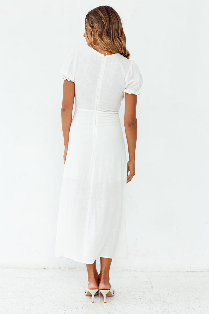 Cloud Nine Maxi Dress White