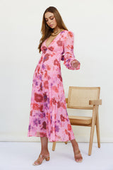 Deep Breath Maxi Dress Pink