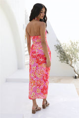 SEVEN WONDERS Leyana Maxi Dress Pink Floral