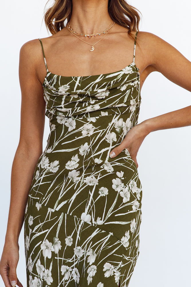 Clymene Maxi Dress Olive