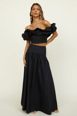 SEVEN WONDERS Savannah Maxi Skirt Black