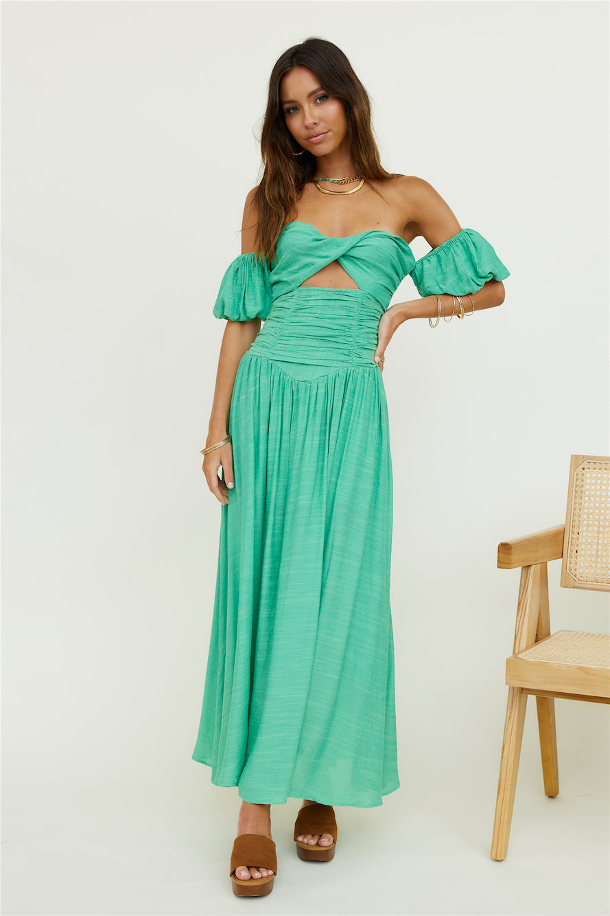 Clementine Maxi Dress Green